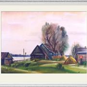 «Окраина», 56x75, бум., акварель